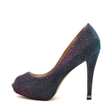 Badgley Mischka Damen Nicht zutreffend Pumps Mehrfarbig Textil High Heel EU 37