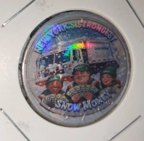 DSNY New York Dept Of Sanitation Colorized Kennedy Half Dollar Strongest Snow