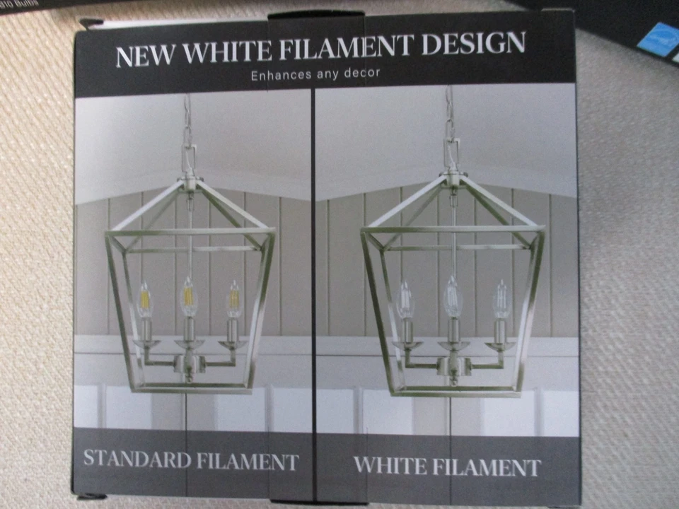 Feit Electric 60W Equivalent White Filament LED Light Bulb 3/pack, 3 Packs - Image 3 of 4