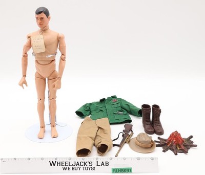 White Tiger Hunt 1970 Painted Black Hair 1964 GI Joe Hasbro 12