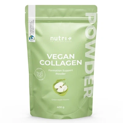 NUTRI-PLUS Collagen Pulver Vegan - Kollagen Formation Support mit Vitamin C und Hyaluron