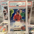 Roman Anthony 2023 Bowman’s Best Blue Refractor Auto /150 🔥 🔥 PSA 9