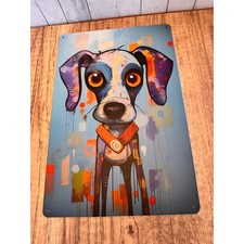 Chihuahua Dog Metal Sign Cute Dog Lover Gift Decor Gift Idea Hound Dog NEW 