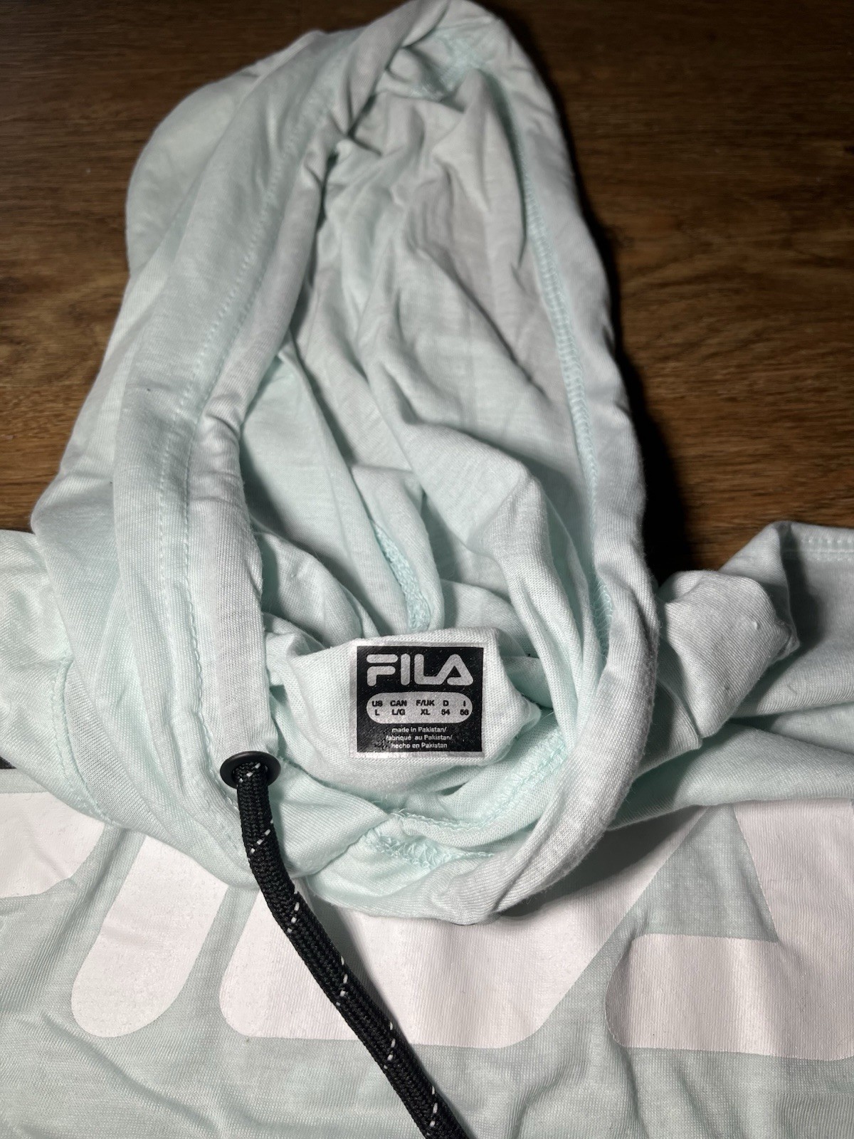 Felpa con cappuccio FILA. Felpa estiva leggera con cappuccio.