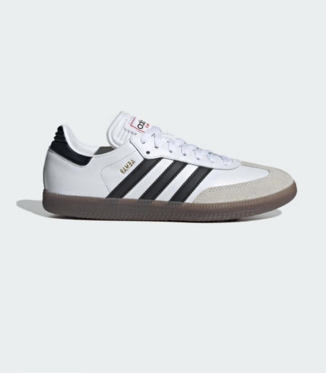 adidas Samba Indoor White Black Gum Men's | eBay