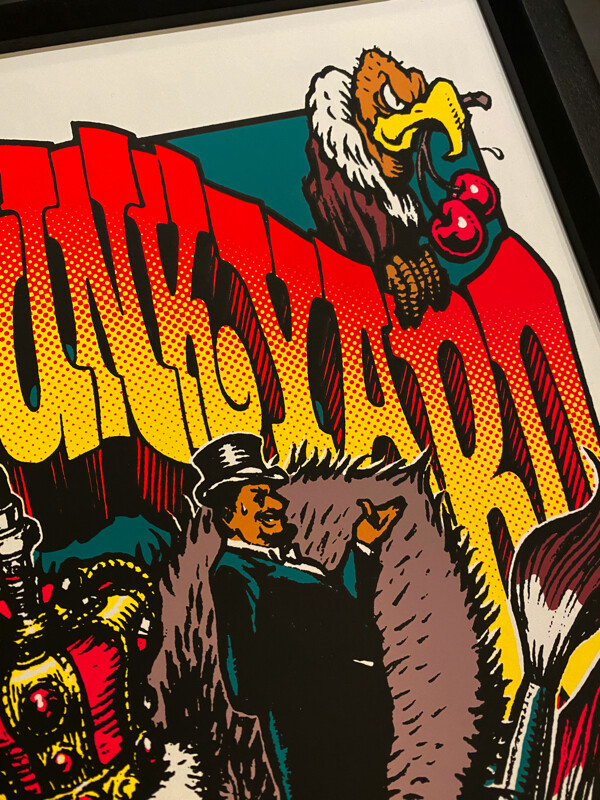 Erotica Rat Fink X Rockin'Jelly Bean King Of Junk Yard 2022 Ver.Framed