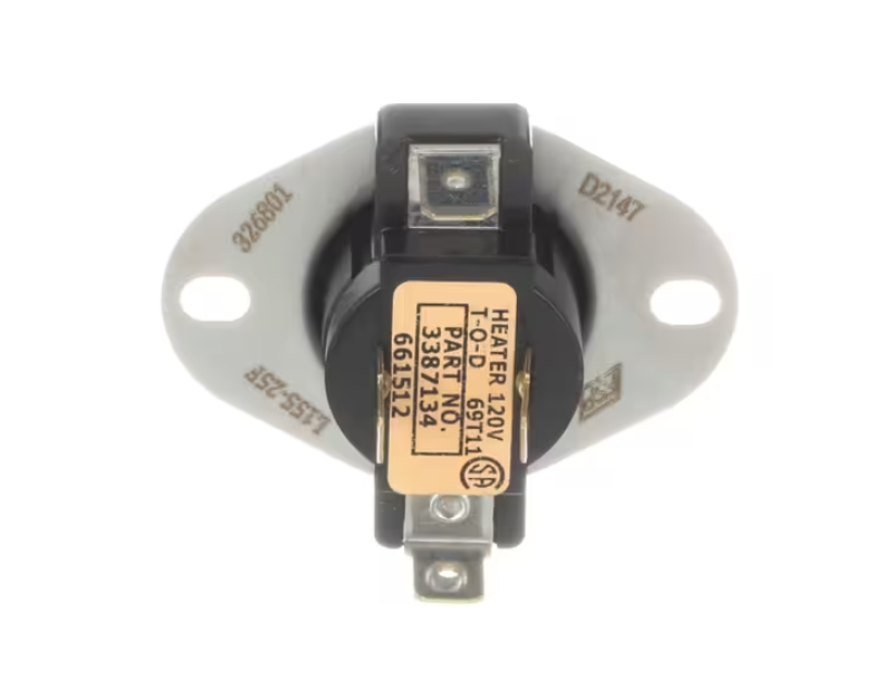 Fits Whirlpool 3387134 69T11, 661512, Thermostat, Cycling, L155