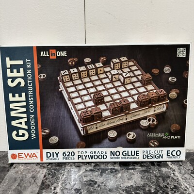 ECO WOOD ART 620 Piece 3D Puzzle Set (Game) Sealed