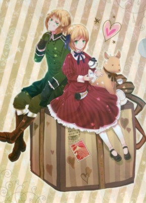 clear file folder Hetalia Axis Powers anime Liechtenstein Switzerland