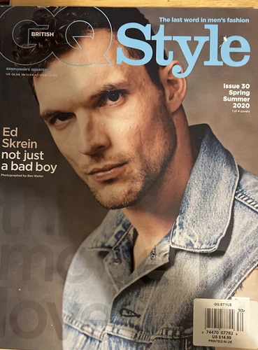 BRITISH GQ STYLE Magazine (Spring/Summer 2020) ED SKREIN - Not Just A Bad Boy
