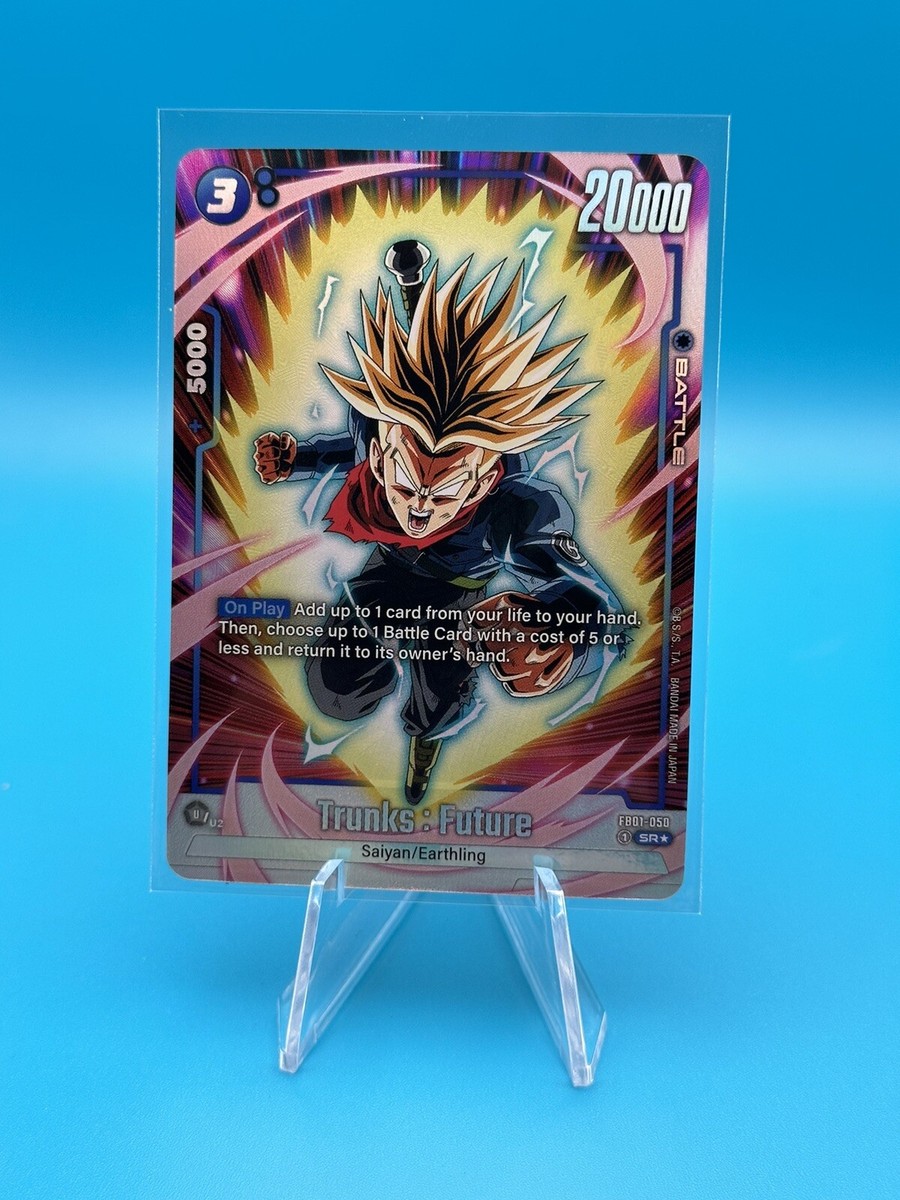 ✨Trunks : Future SR Alt Art Secret Rare FB01-050 Dragon