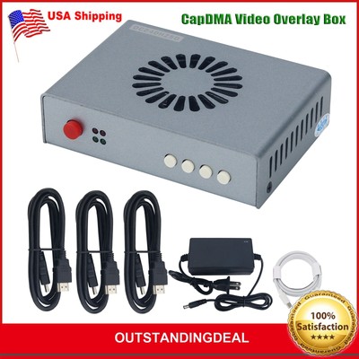 CapDMA Video Overlay Box HDMI-compatible DMA Video Processor High Quality US