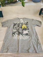 Despicable Me2 One In A Minion Graphic Short Sleeve T-shirt Child Size L