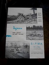 Ferguson Sipma Milano Advertisements 1950S FARM Tractor