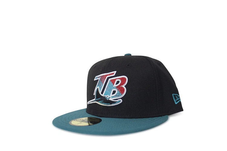New Era Tampa Bay Rays MLB South Beach Fitted Cap Gray UV