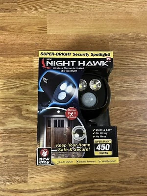 Night Hawk - Super Bright 450 Lumen LED Outdoor Indoor Security Spotlight - Image 1 of 4