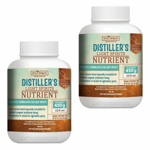 2x Still Spirits Distillers Nutrient Light Spirits 450g up to 4.5 Doses