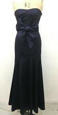 Coast, Long, Evening Gown, Deep Purple, Satin, Size UK 8
