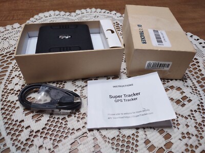 Fishda GPS Tracking - With SIM Card - Magnetic GPS Tracker for Vehicle Track