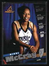 Nikki McCray 1998 Pinnacle WNBA #48 BASKETBALL Card