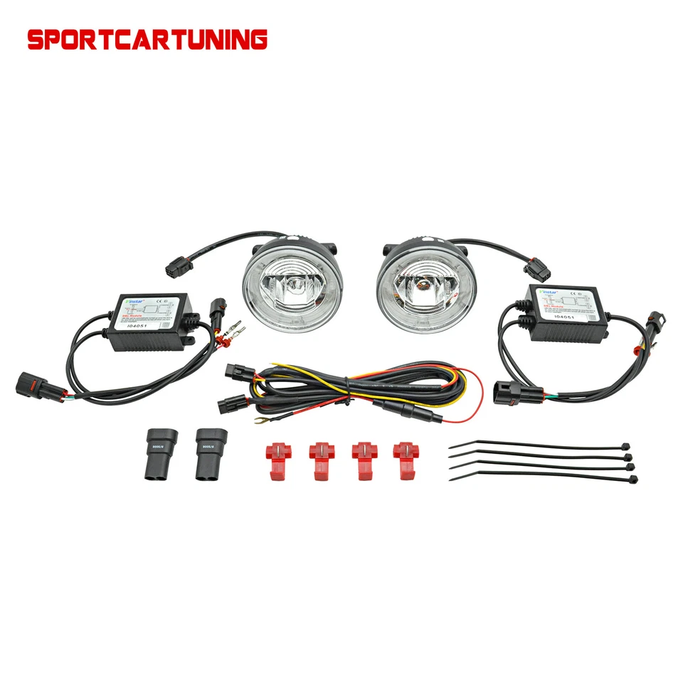 2x LED Front Fog Light+DRL Daytime Running Lamp For Toyota Echo Prius Highlander — 第 4/4 张图片