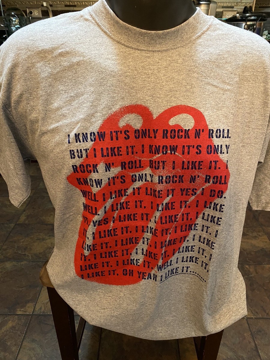 ローリングストーンズ ツアーTシャツ M anvil 2002/03 グレー Vintage Mens Rolling Stones World Tour 2002-2003 T-Shirt Sz