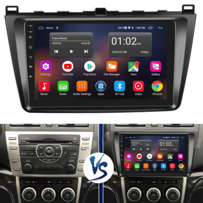 For Mazda 6 2007-2012 Android 13 Car Stereo Radio 64G Player GPS Navi FM WIFI BT