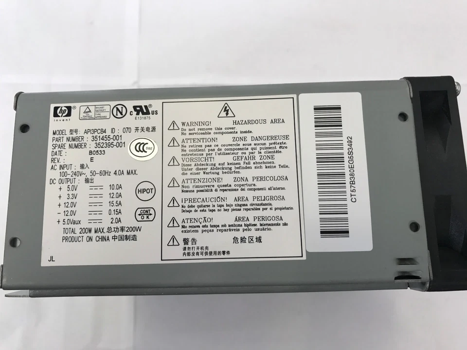 351455-001 ,352395-001 MODEL-AP13PCB4 PSU FOR DC7100. - Image 4 of 4