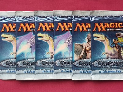 Magic The Gathering 6x COLDSNAP New Sealed Booster Packs MTG | eBay
