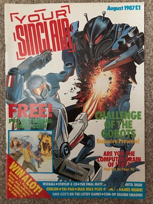 Your Sinclair - ZX Spectrum Magazine - August 1987 | eBay UK