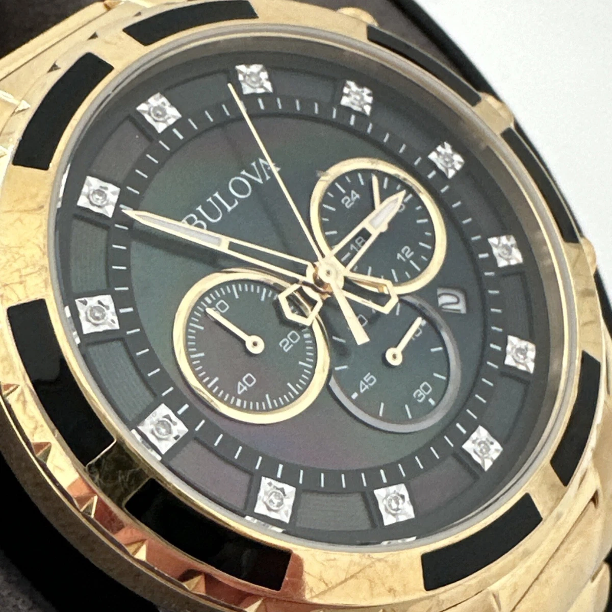 Bulova mother of pearl watch best sale mens