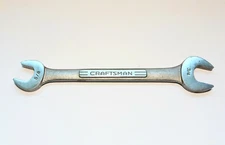 USA Craftsman 5/8" X 3/4" Double Open End Wrench =V=Series  SAE Vintage