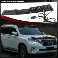 Roof Top Light Bar with LED Lamp DRL Fits for Land Cruiser Prado FJ150 2008-2021