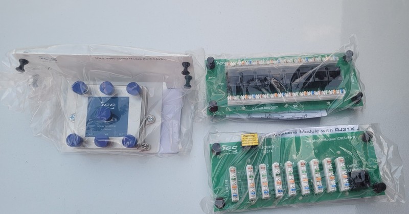 icc phone + cat.6 data + coax modules