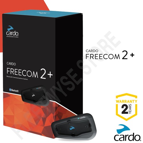 Cardo SCALA Freecom 2 + Plus Bicicletta Per Bici Moto Interfono Auricolare  Bluetooth | eBay