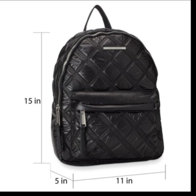 Steve Madden Nyla Triple Stitch Sateen Backpack NWT