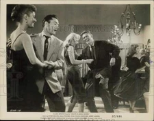 1957 Press Photo Dance Scene in "Death In Small Doses" Film - lry30086