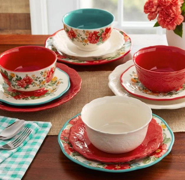 Savannah Dinnerware Set, 16 PC HiEnd Accents, 53 OFF