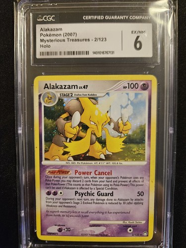 Alakazam graded CGC 6 for sale on eBay