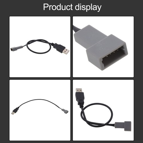 ABS Material Car Audio USB Cable Car Radio Adapter High-quality Materials - Zdjęcie 8 z 12