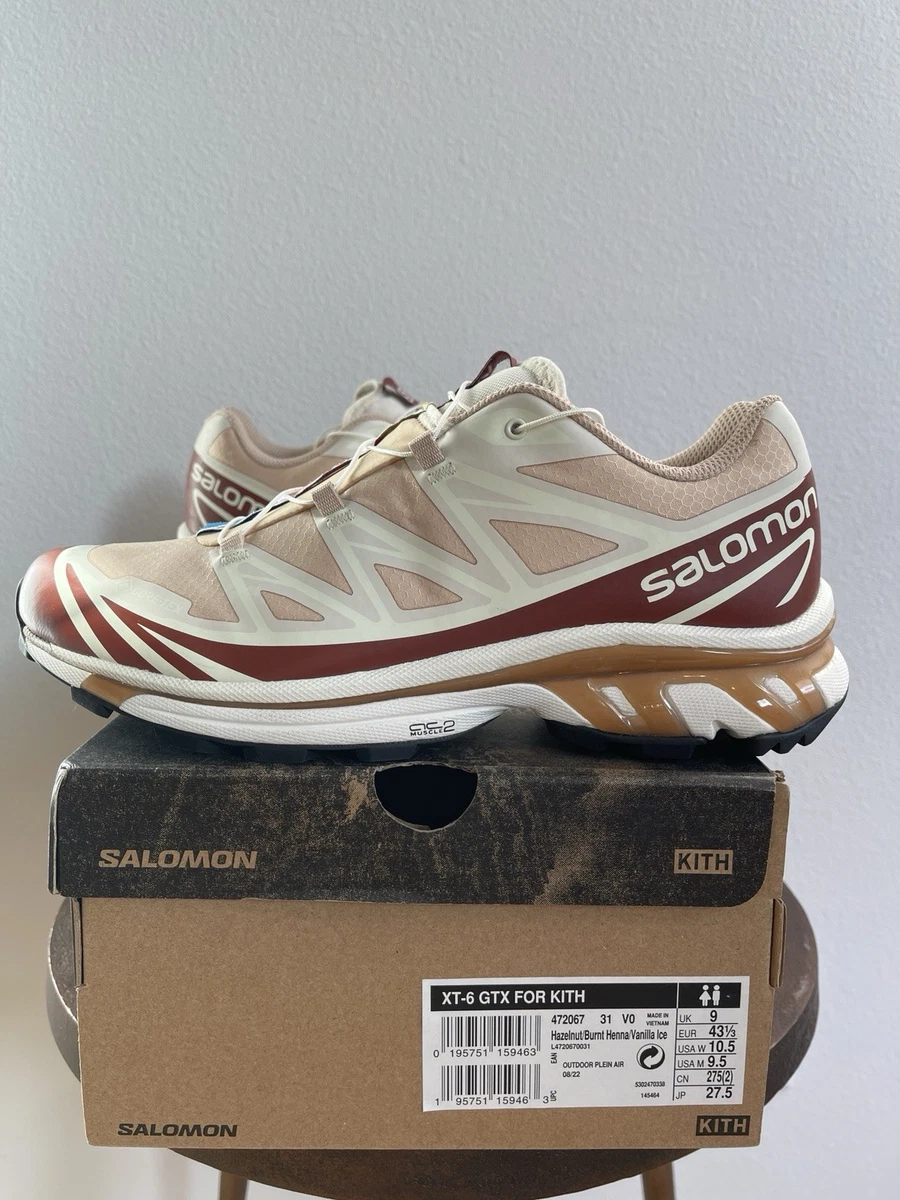 KITH × Salomon XT-6 GORE-TEX ブラウン Salomon XT-6 GTX - Vintage Kaki / Major Brown / Turtledove – Kith