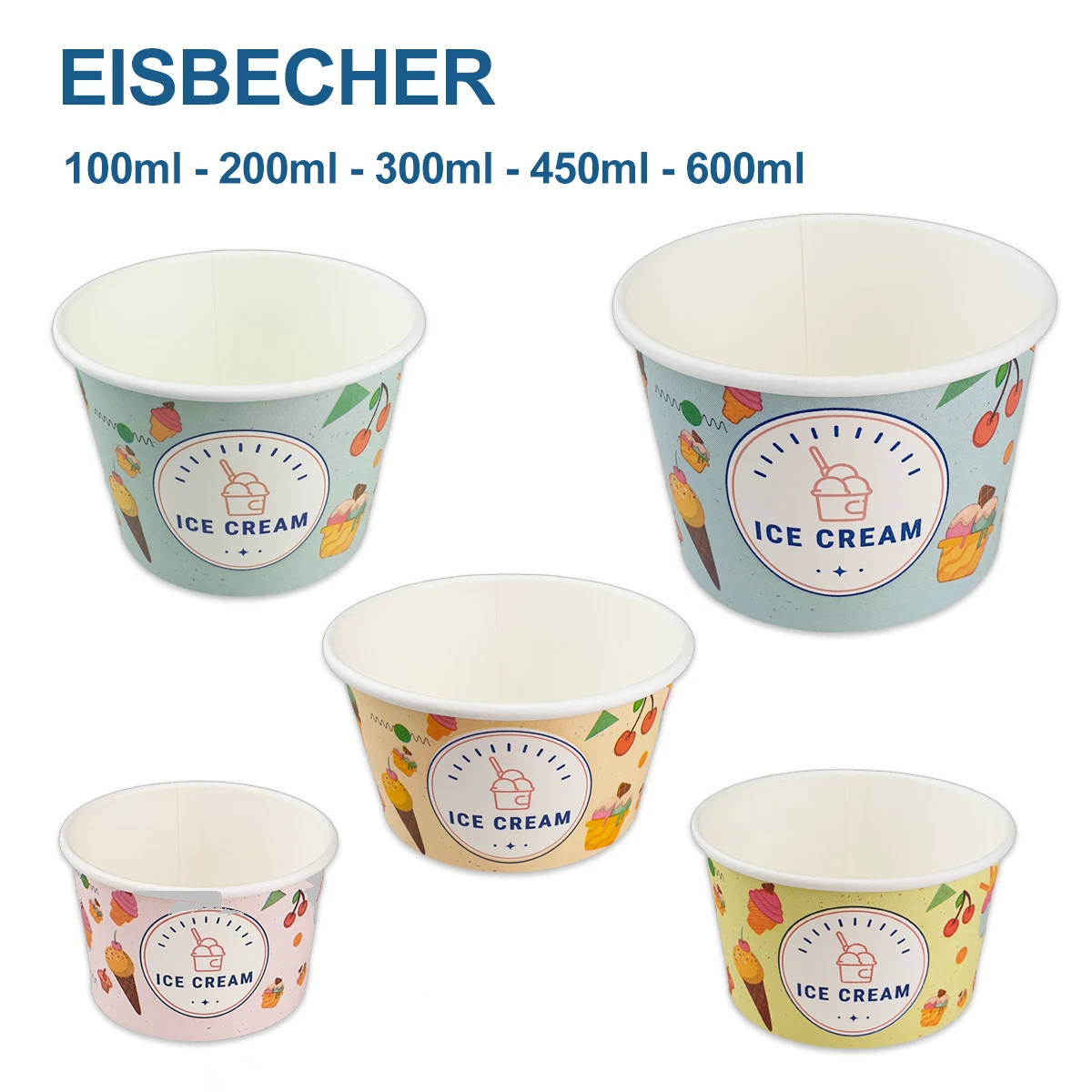 Eisbecher aus Pappe online kaufen