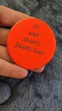 1989 Il est mort Jean-Luc Vintage He Is Dead Jean-Luc Star Trek Button Pin 1989 Il est mort Jean-Luc Vintage He Is Dead Jean-Luc Star Trek Button Pin