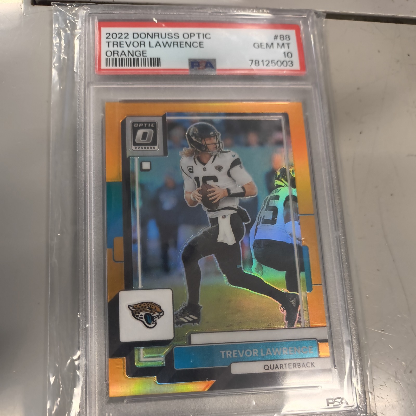 2022 Panini Donruss Optic Orange Trevor Lawrence /199 #88