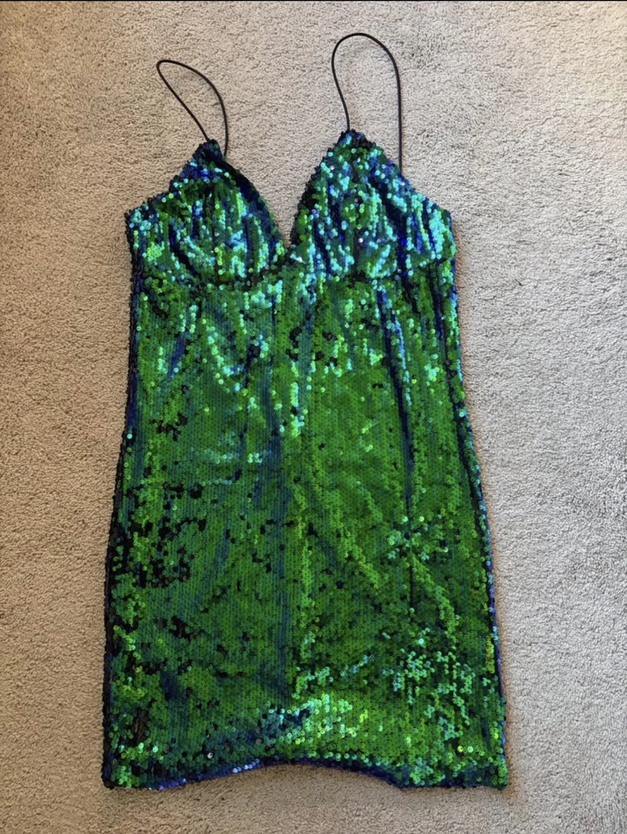 Green Sequin Dresses for Women for sale - eBay