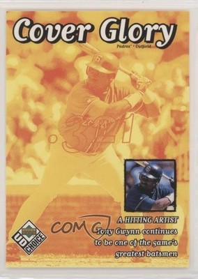 1999 Upper Deck UD Choice Cover Glory Tony Gwynn #34 HOF 1md