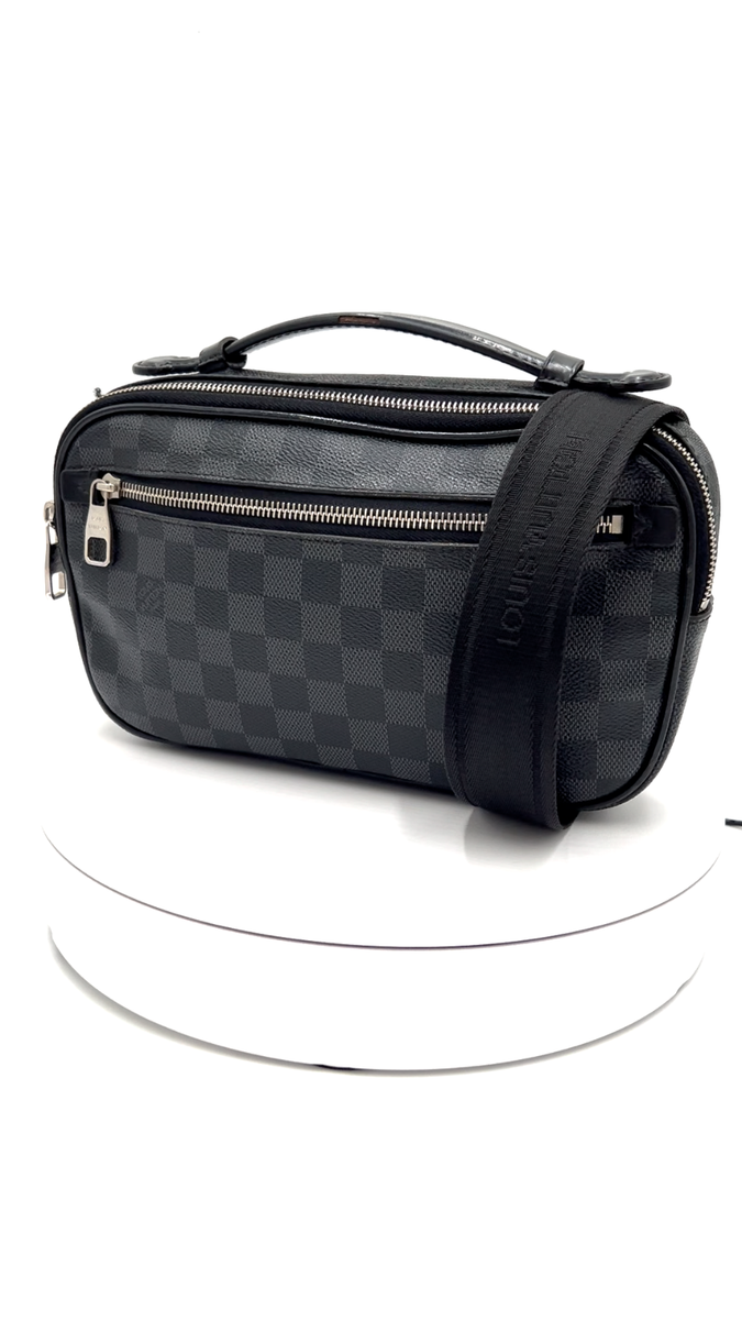 Louis Vuitton LV Shoulder Bag N41289 Ambree black Damier Graphite