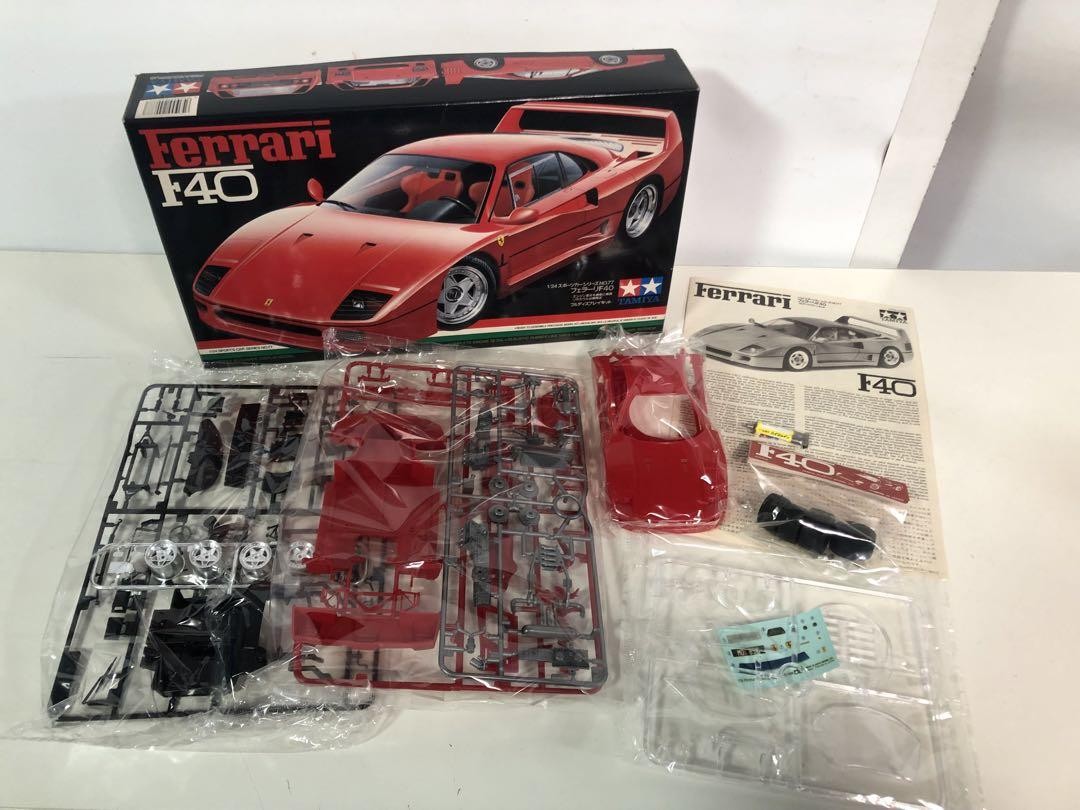 【美品】タミヤ 1/24 フェラーリF40 フルディスプレイキット Tamiya 1:24 Ferrari F40 Full Display Kit 24077 | eBay