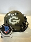 Packers Jordy Nelson Signed Riddell Salute Speed Mini Helmet | Beckett COA