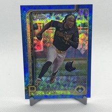 2025 Topps Chrome Logofractor Edition - Oneil Cruz, Oneil Cruz #252 Blue...
